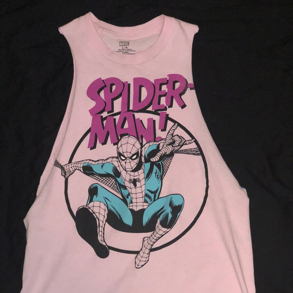 Muscle tank spider man